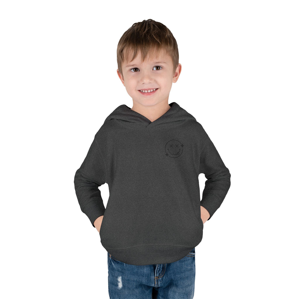 Toddler Hoodie — 'Wild Child' Checkerboard Graphic Pullover