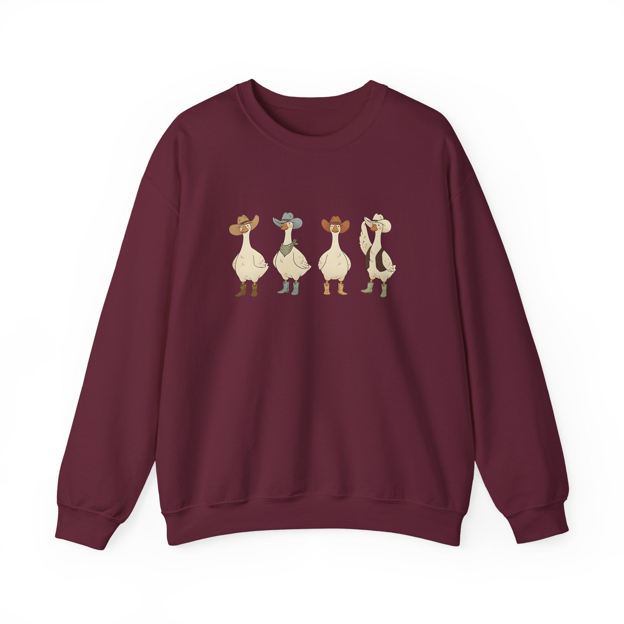 Cowboy Ducks Graphic Crewneck