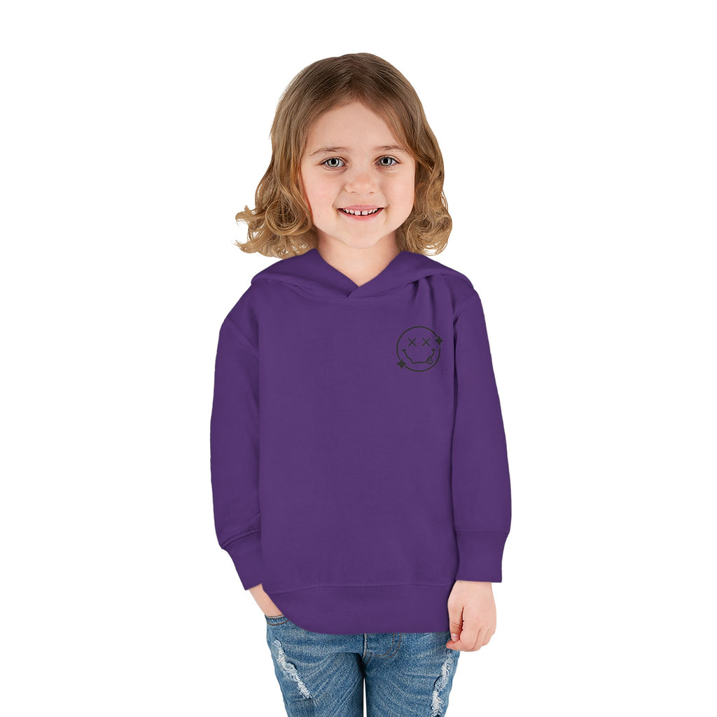 Toddler Hoodie — 'Wild Child' Checkerboard Graphic Pullover