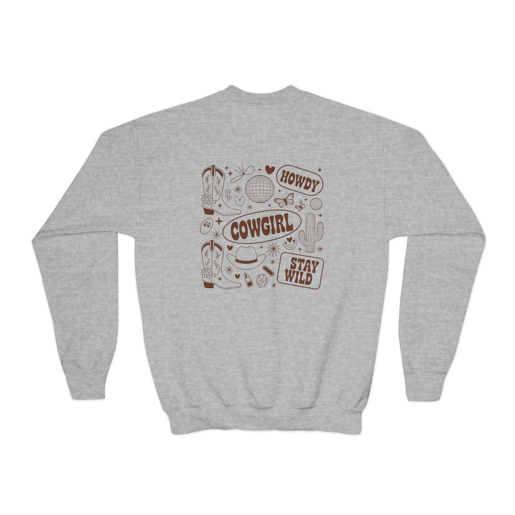 Youth Cowgirl Crewneck Sweatshirt