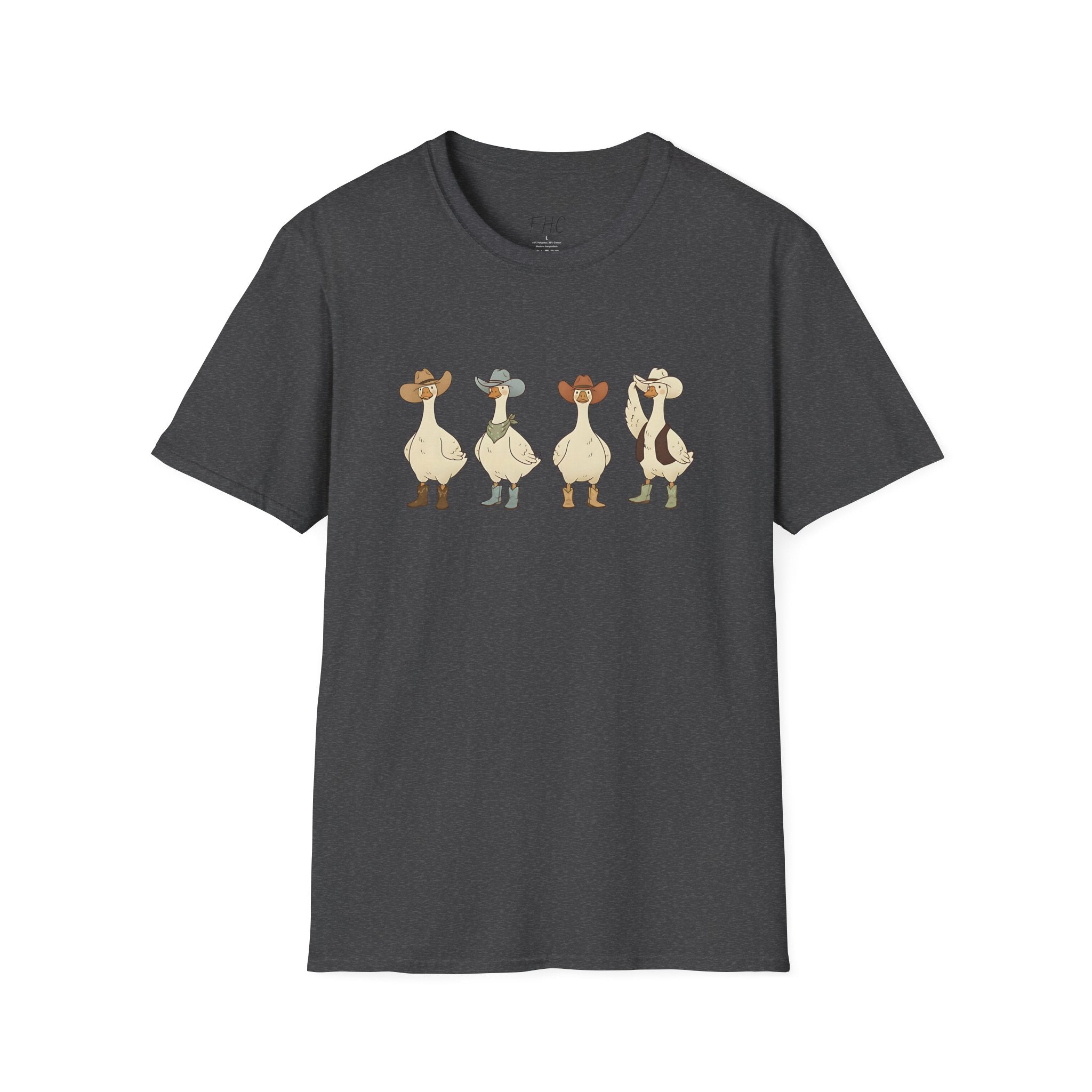 Cowboy Ducks Graphic T-Shirt