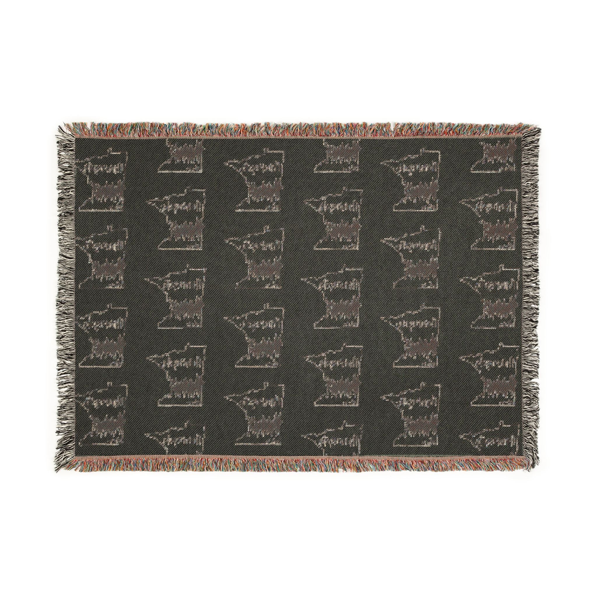 Minnesota Silhouette Woven Blanket