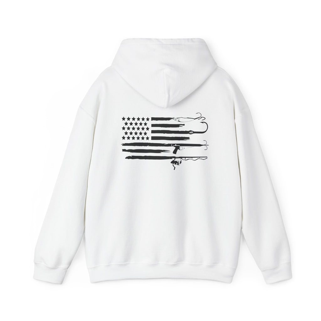 American Flag Fishing Hoodie