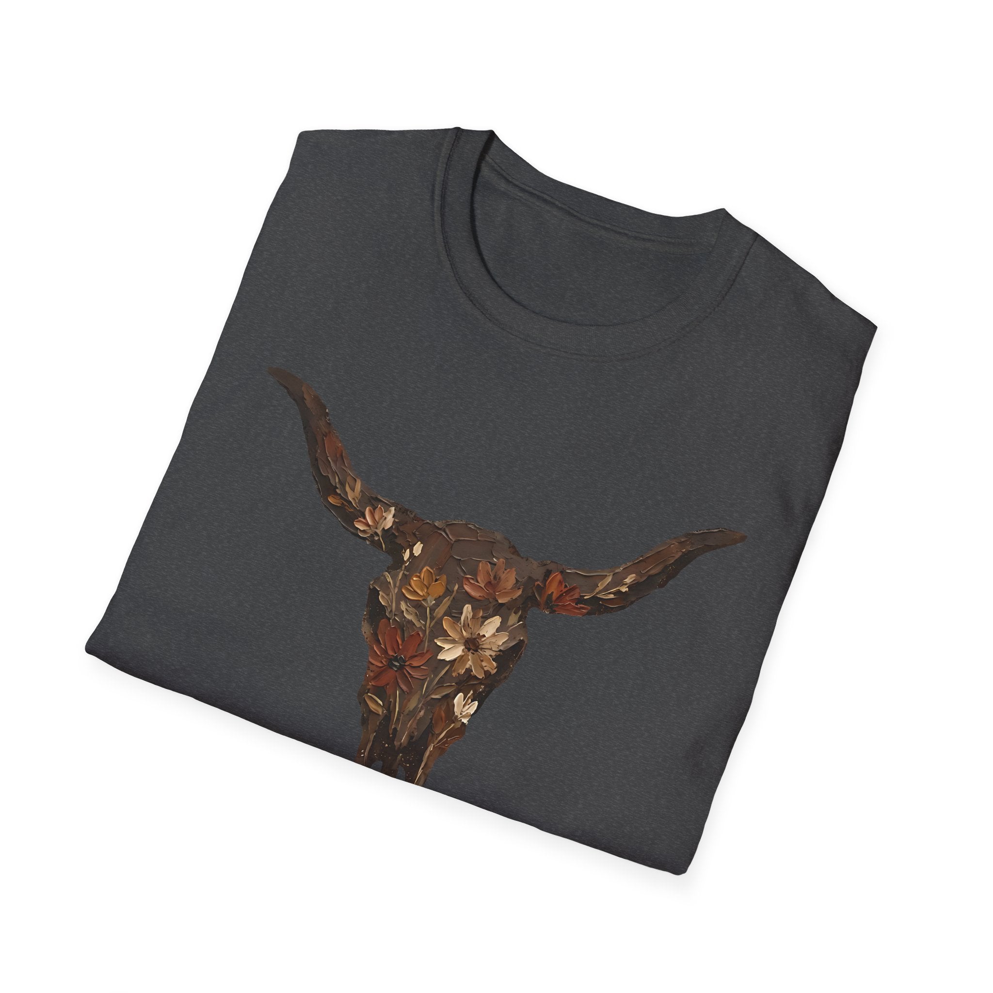Longhorn Skull Graphic T-Shirt