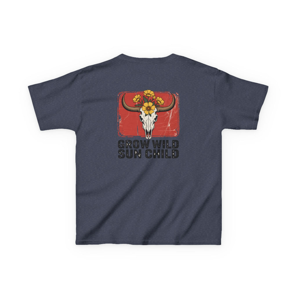 "Grow Wild Sun Child" Kids t-shirt