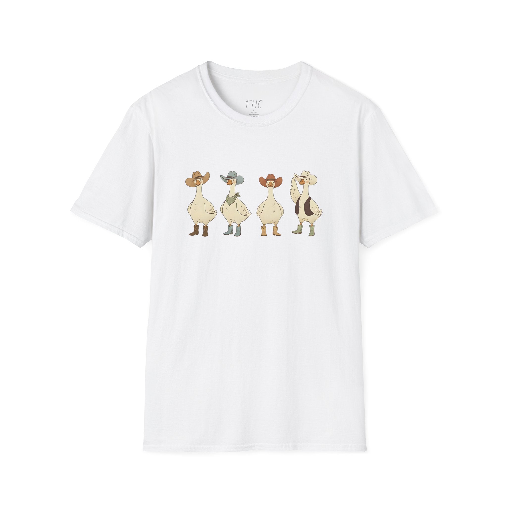 Cowboy Ducks Graphic T-Shirt