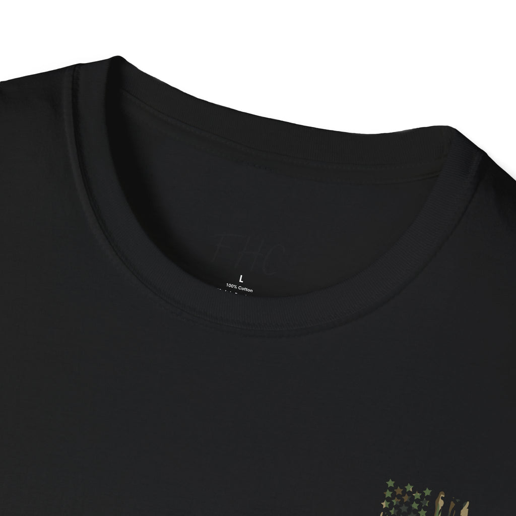 Camo Deer Flag T-Shirt
