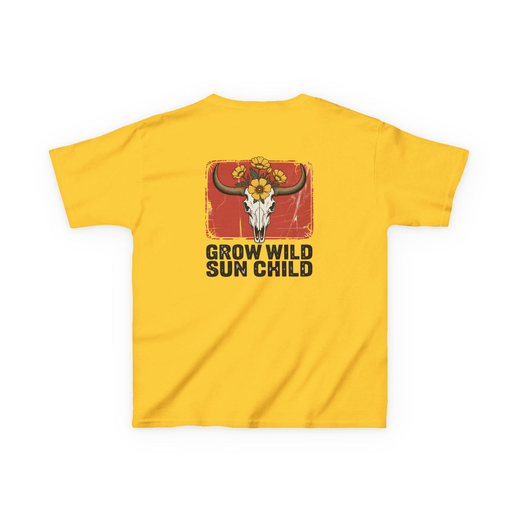 "Grow Wild Sun Child" Kids t-shirt