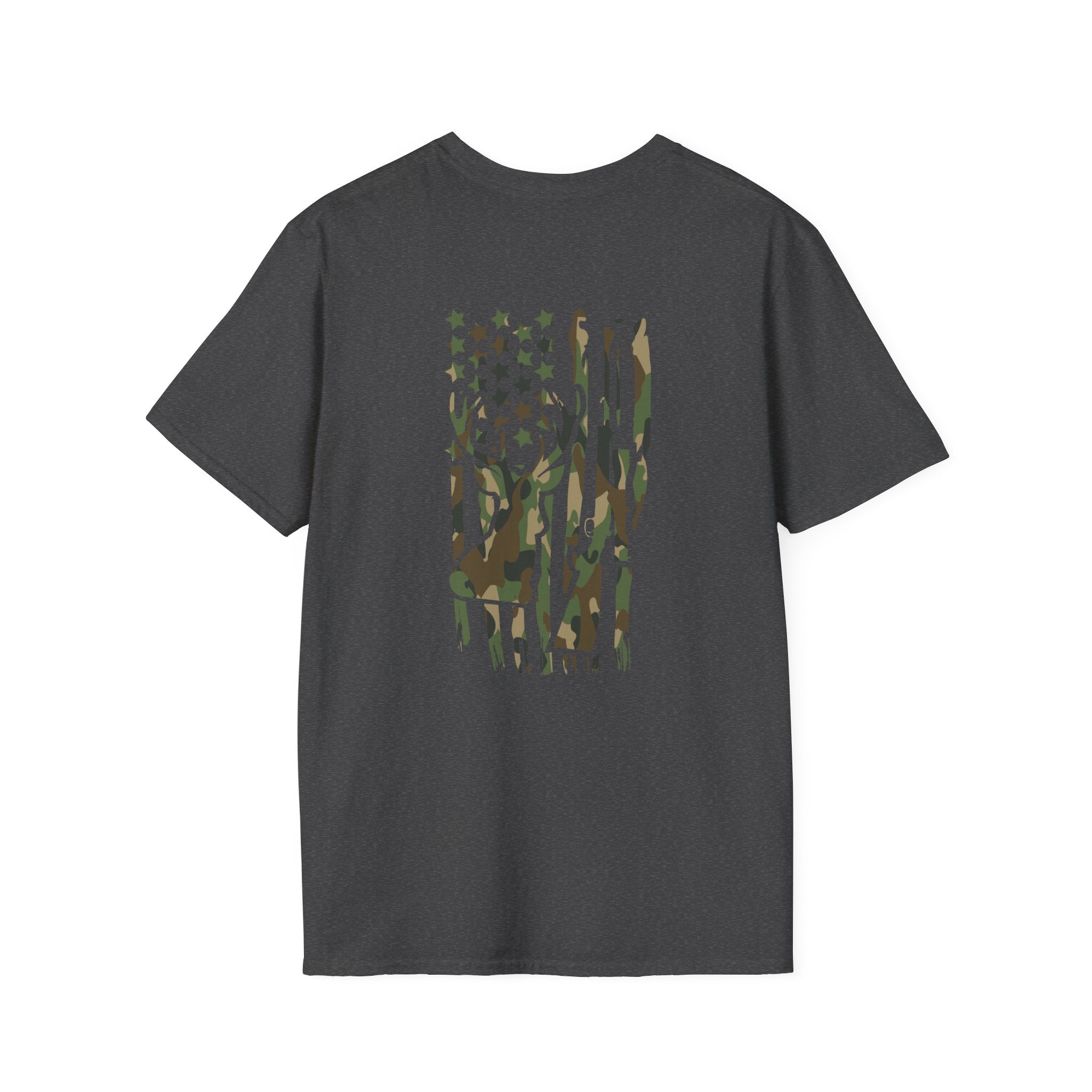 Camo Deer Flag T-Shirt