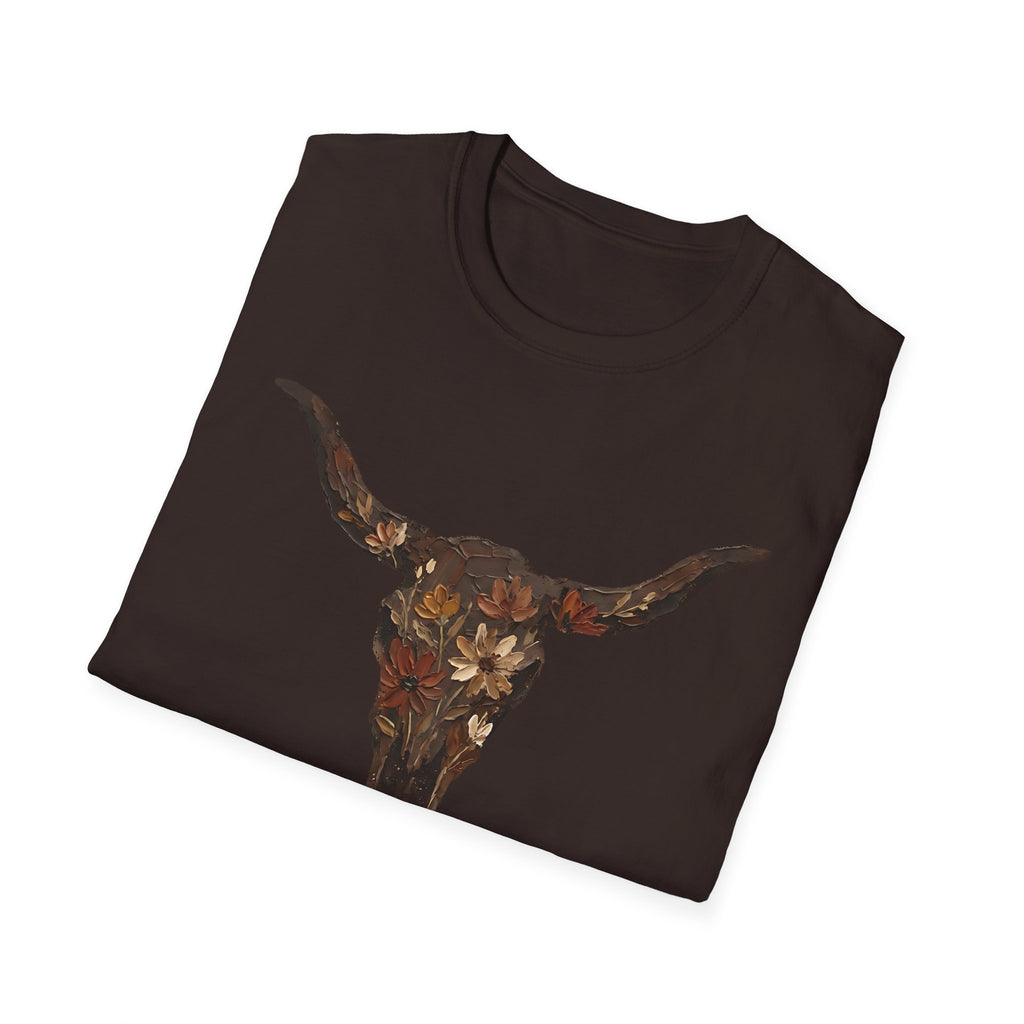 Longhorn Skull Graphic T-Shirt