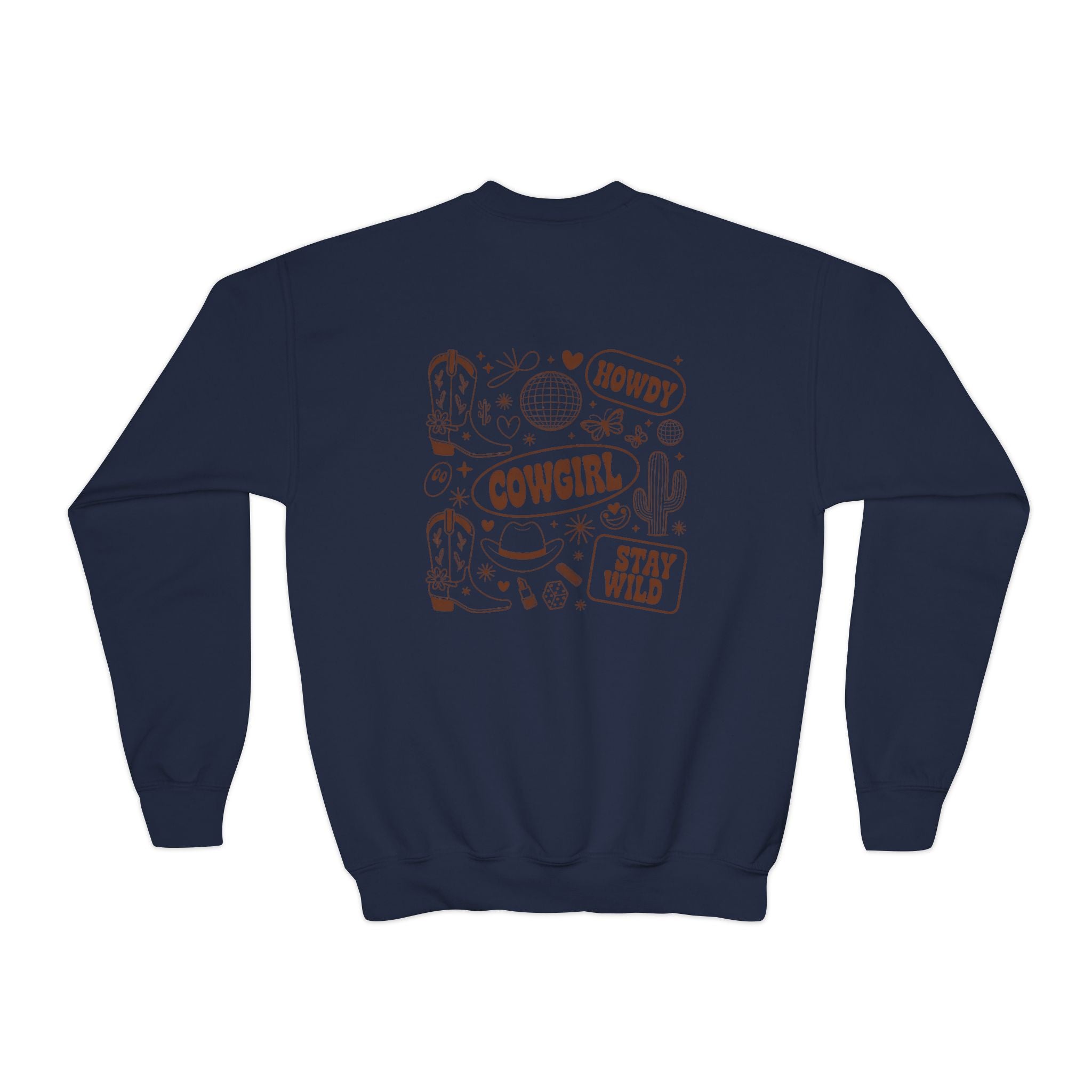 Youth Cowgirl Crewneck Sweatshirt