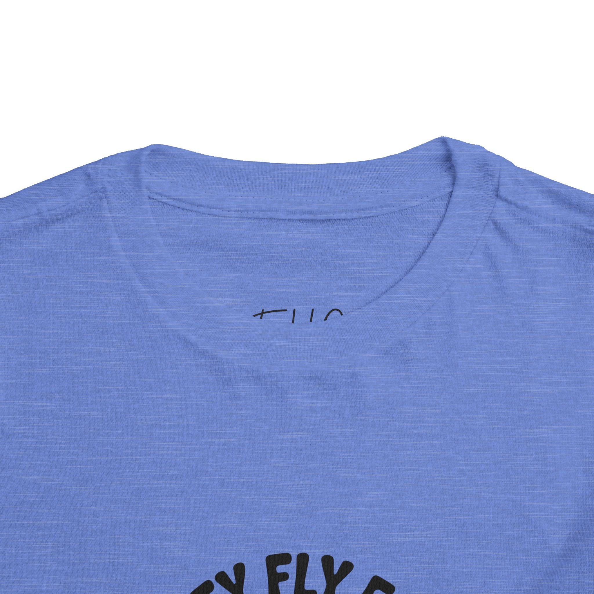 Toddler Tee — "Pretty Fly for a Little Guy" Checkered Vintage Graphic