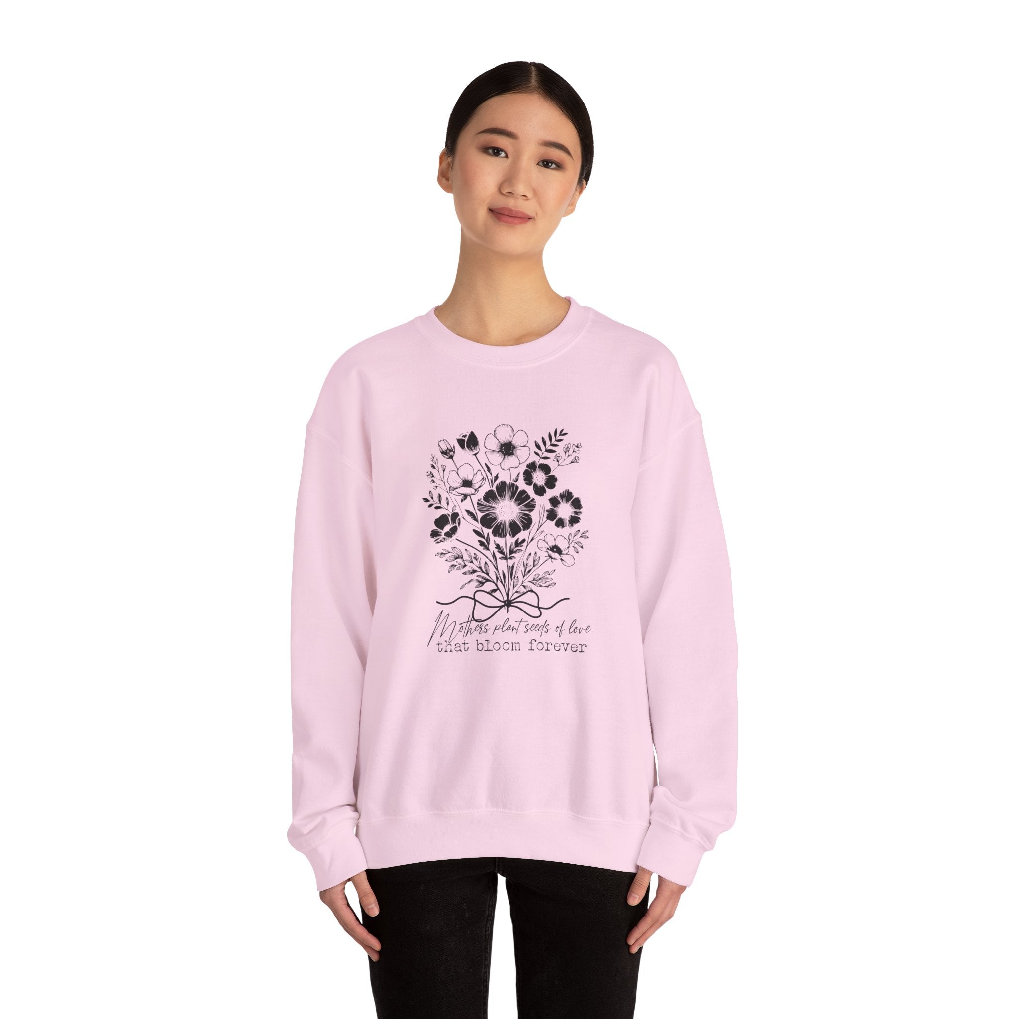 Mother's Day Flower Bouquet Crewneck