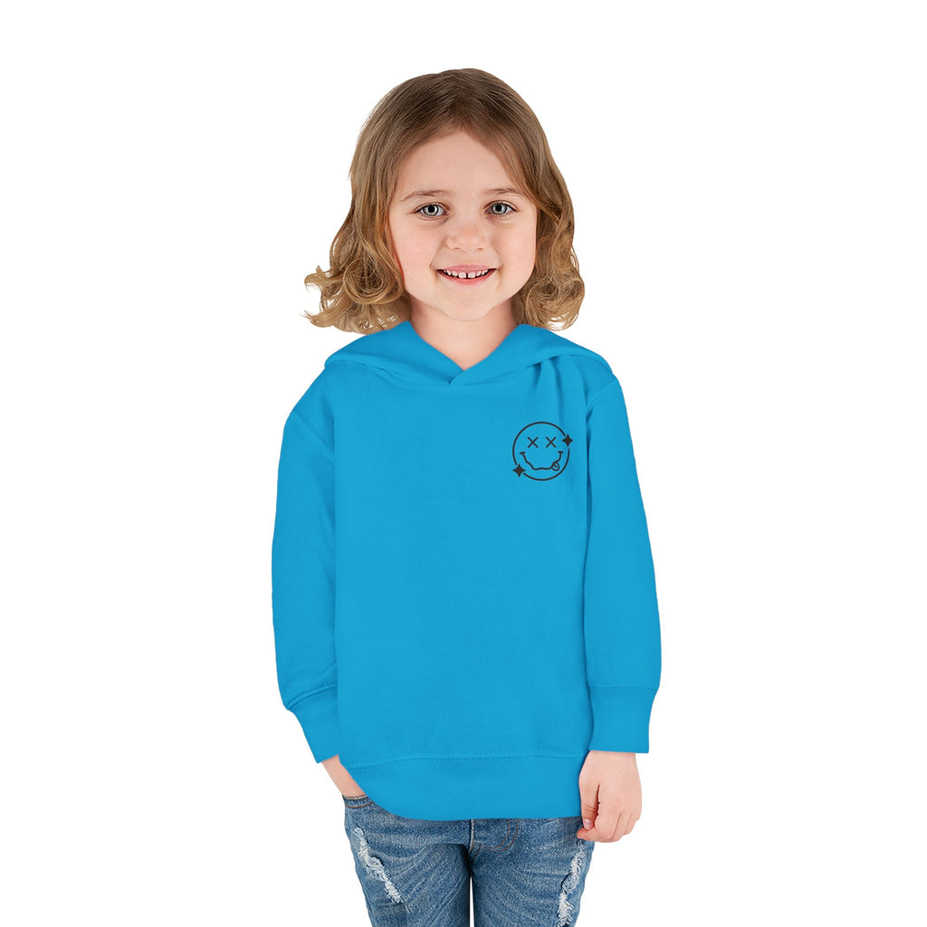 Toddler Hoodie — 'Wild Child' Checkerboard Graphic Pullover