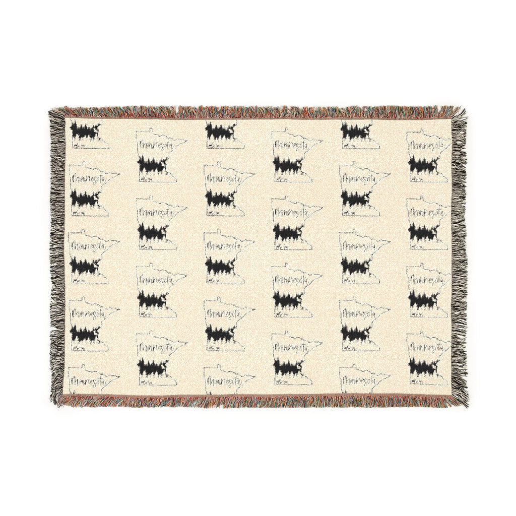 Minnesota Silhouette Woven Blanket