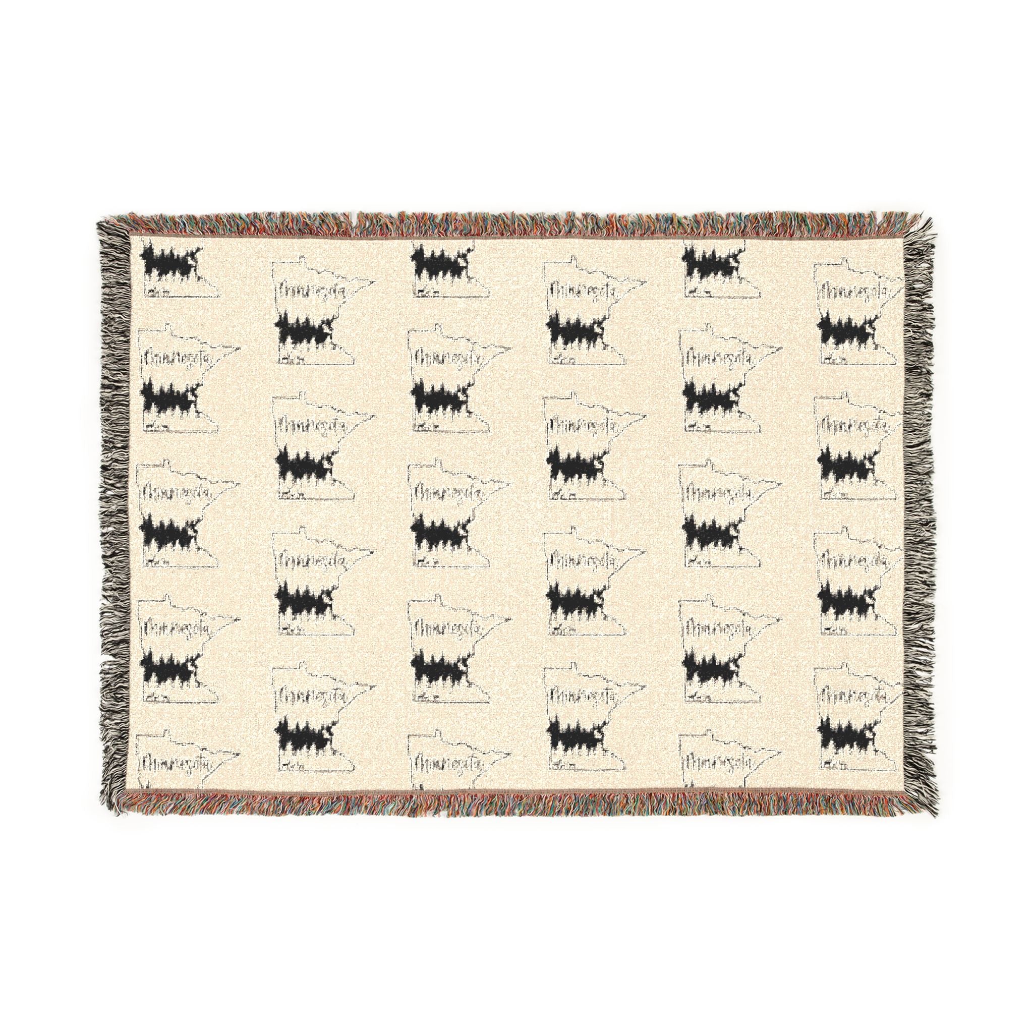 Minnesota Silhouette Woven Blanket