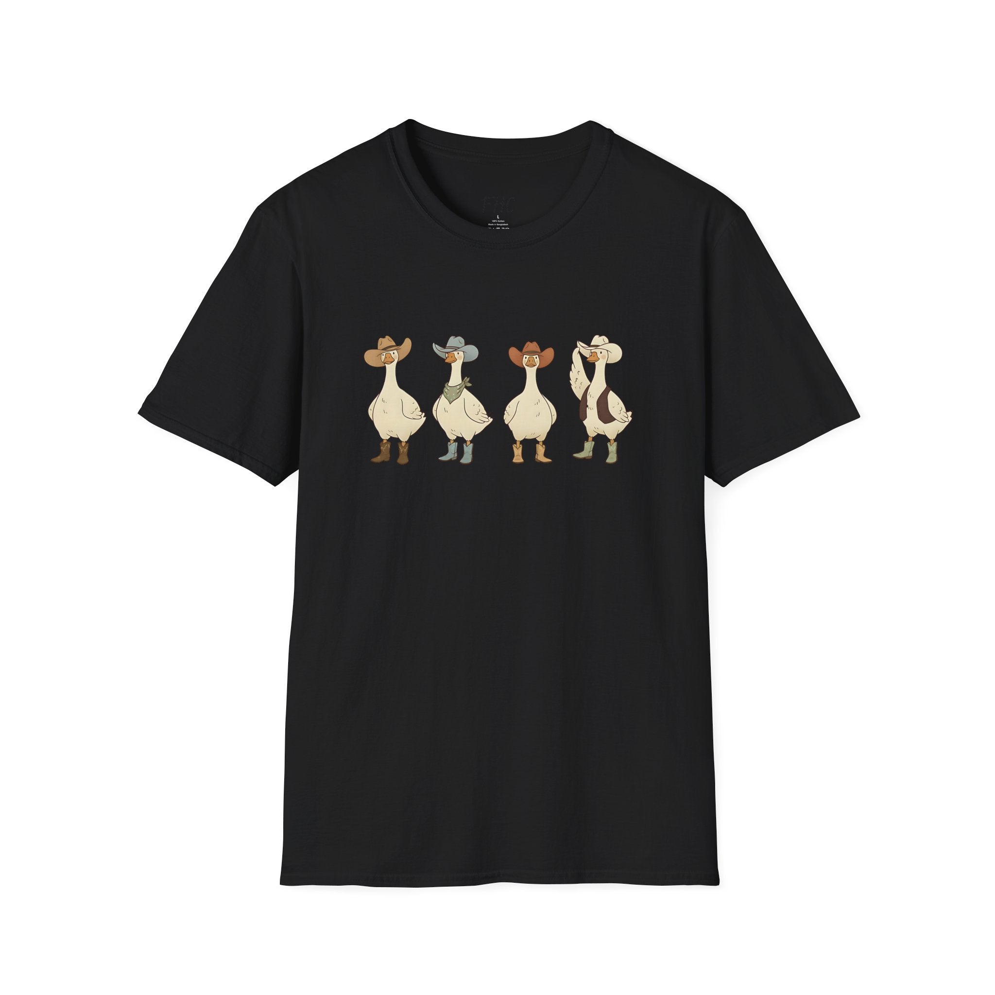 Cowboy Ducks Graphic T-Shirt