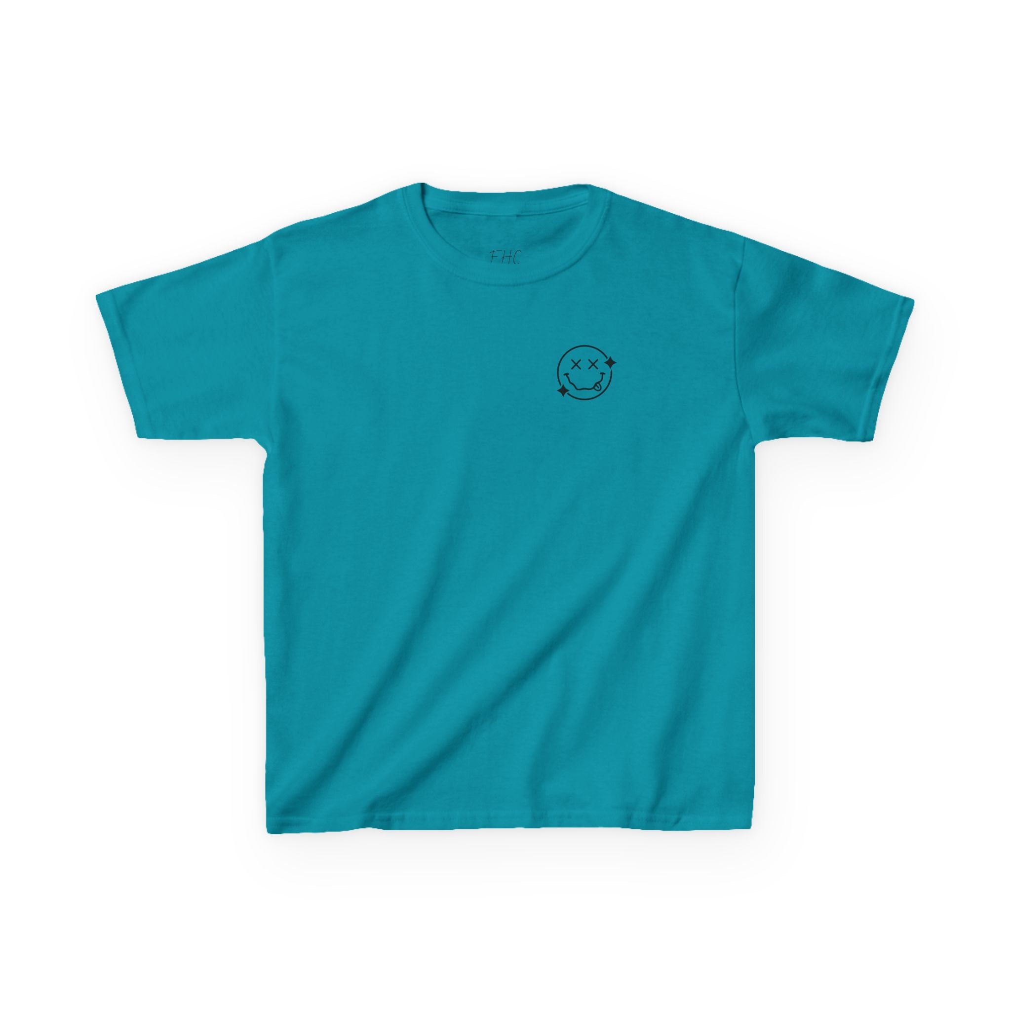 Kids Tee — 'Wild Child' Checkerboard Graphic