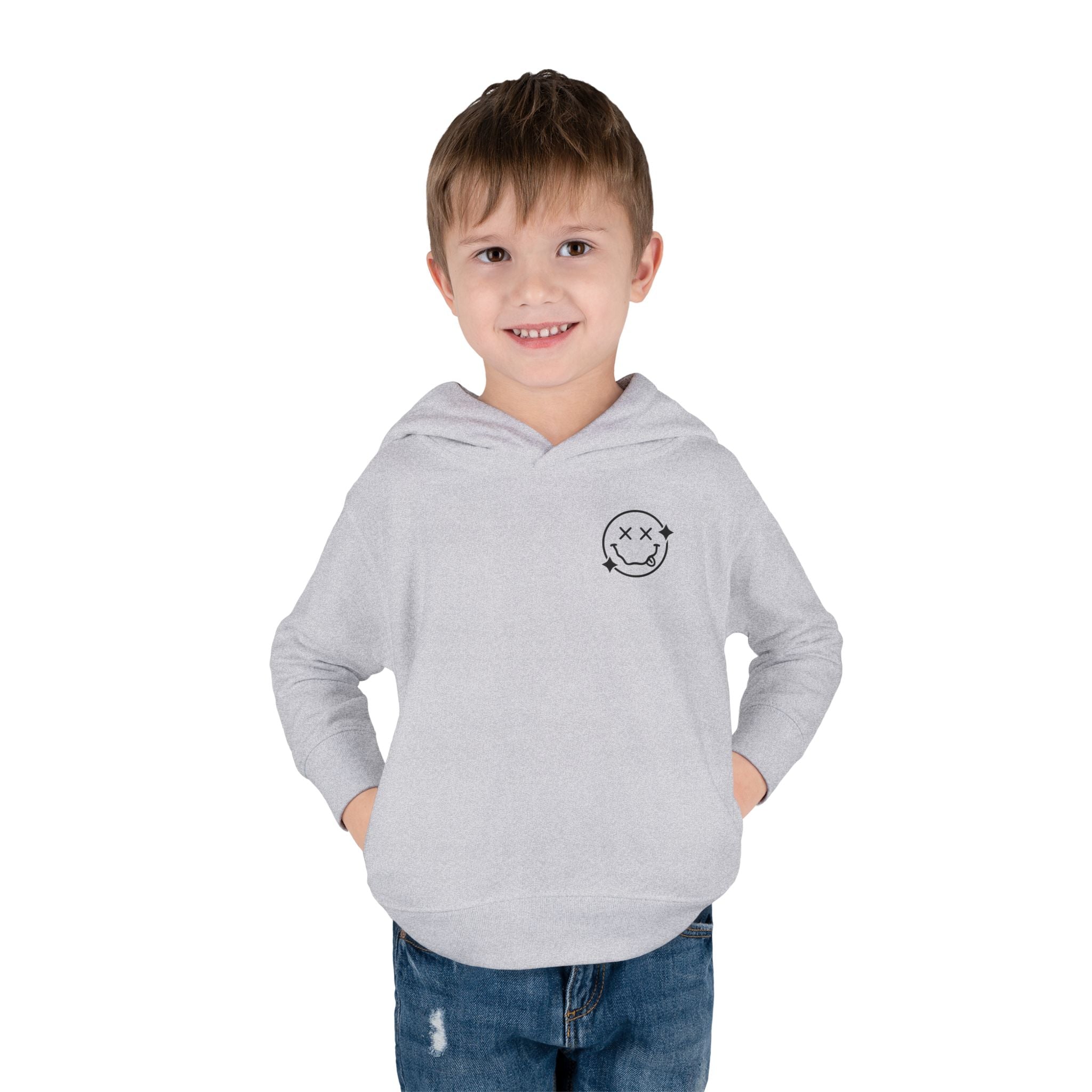 Toddler Hoodie — 'Wild Child' Checkerboard Graphic Pullover