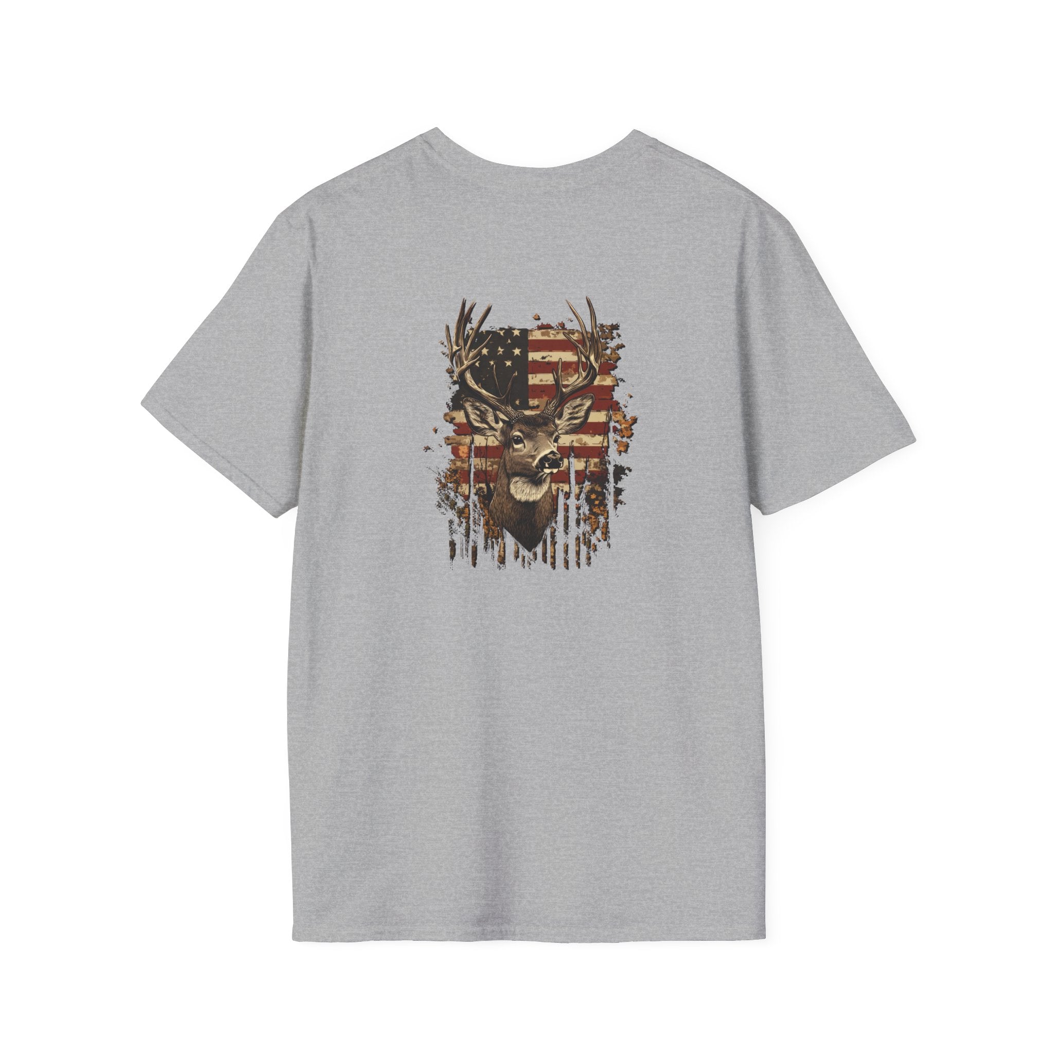 Rustic Patriotic Buck T-Shirt