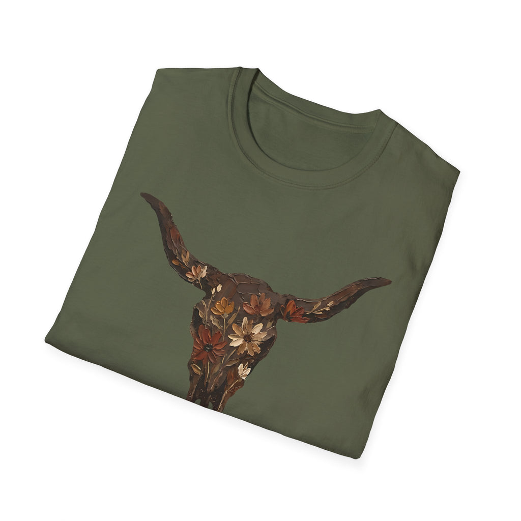 Longhorn Skull Graphic T-Shirt