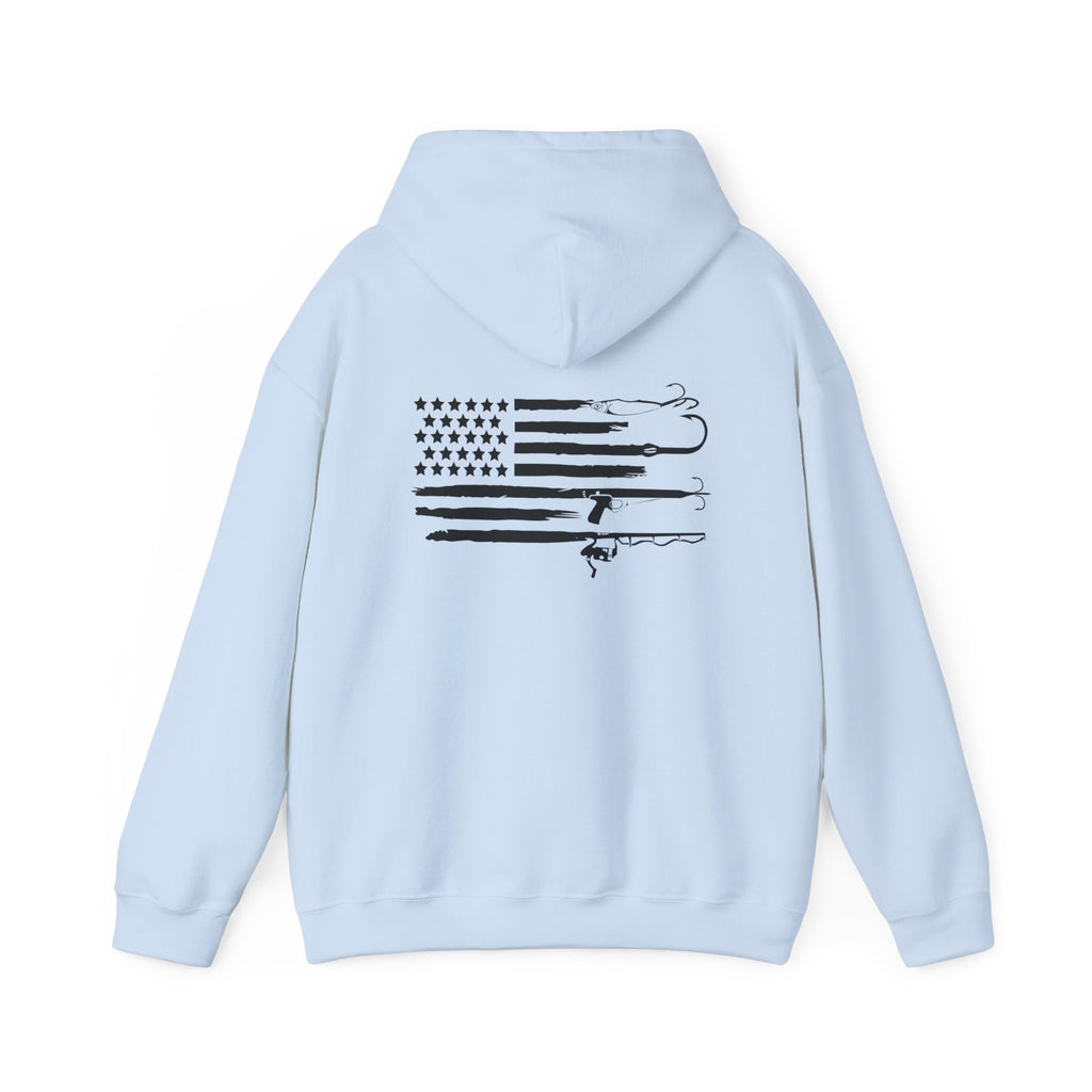 American Flag Fishing Hoodie