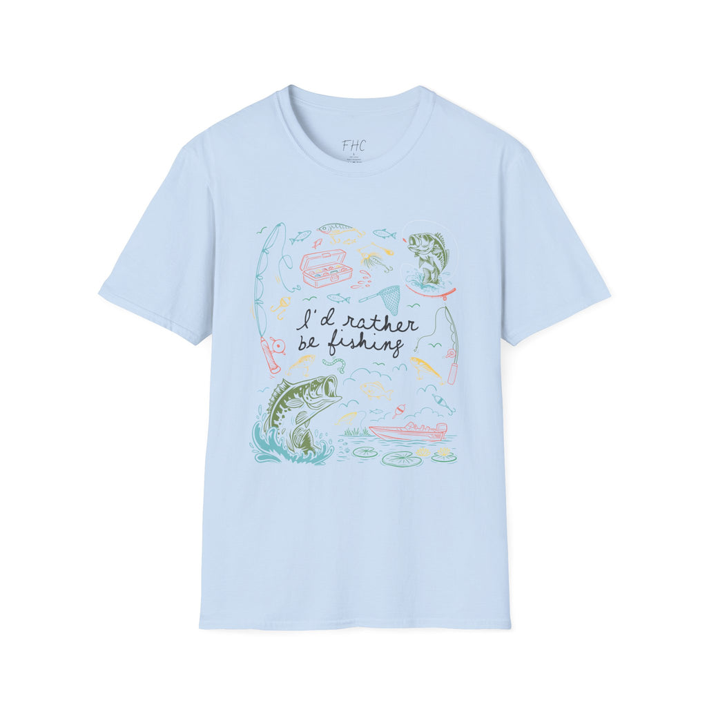 I'd Rather Be Fishing T-Shirt