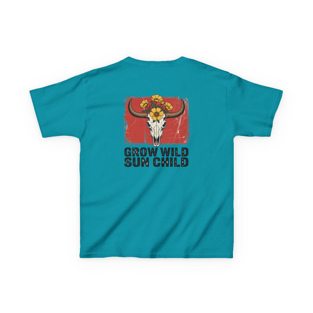 "Grow Wild Sun Child" Kids t-shirt