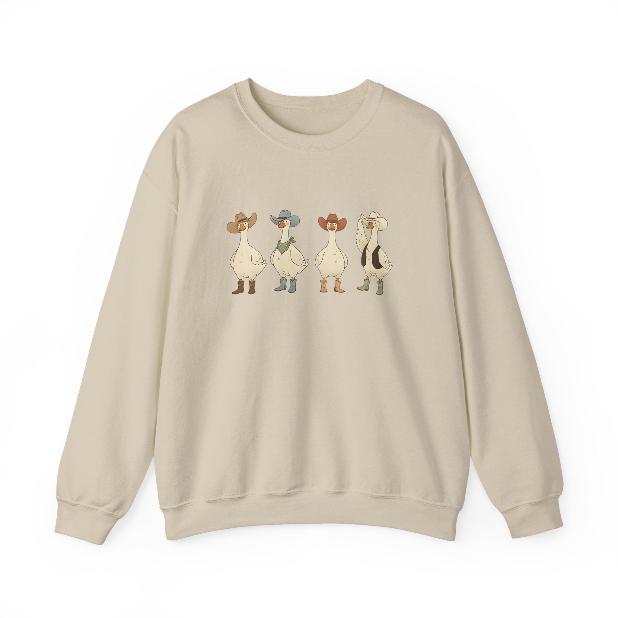 Cowboy Ducks Graphic Crewneck
