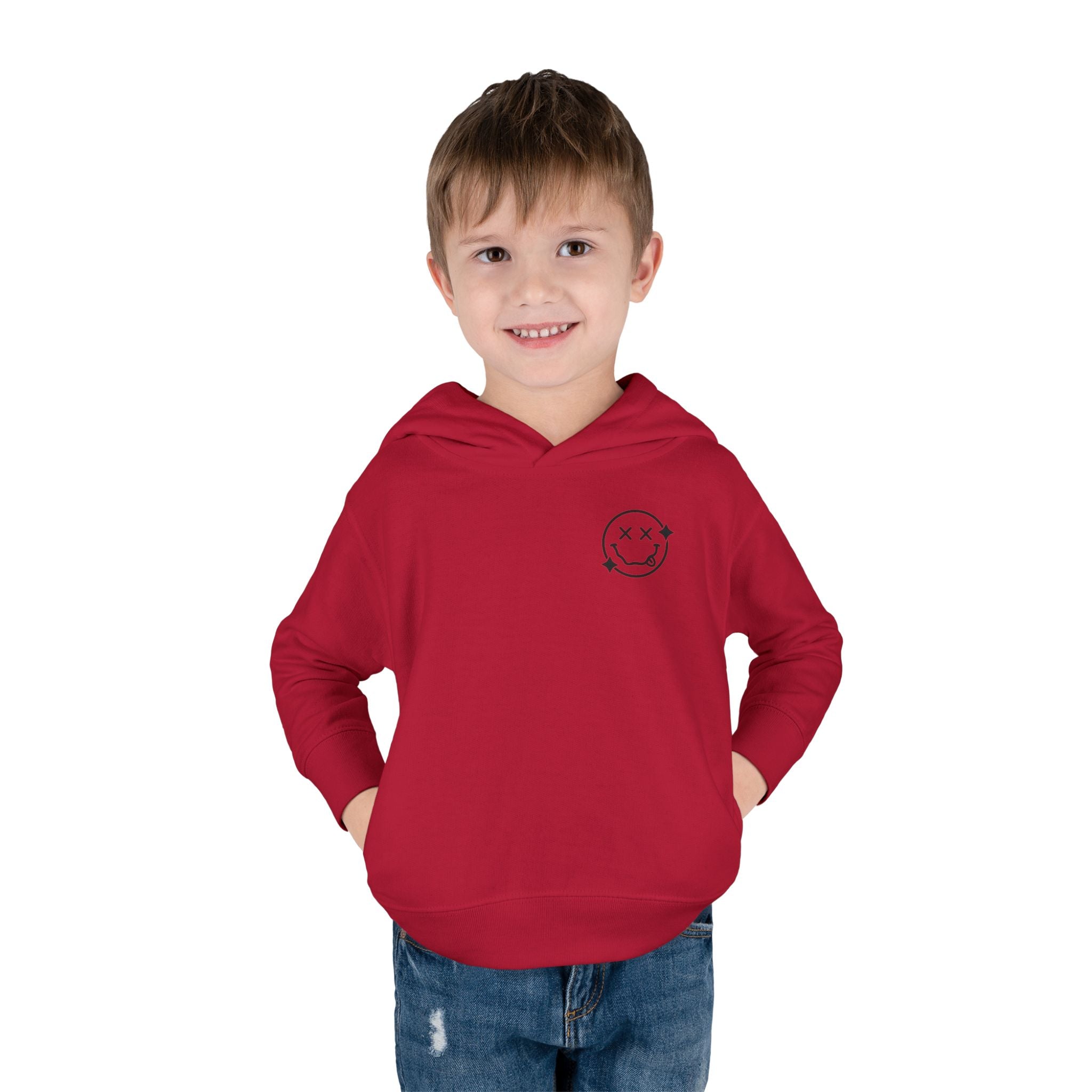 Toddler Hoodie — 'Wild Child' Checkerboard Graphic Pullover