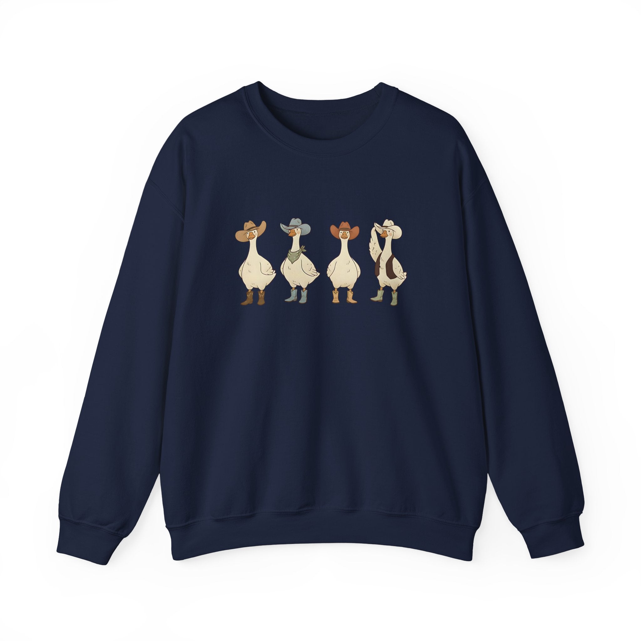 Cowboy Ducks Graphic Crewneck