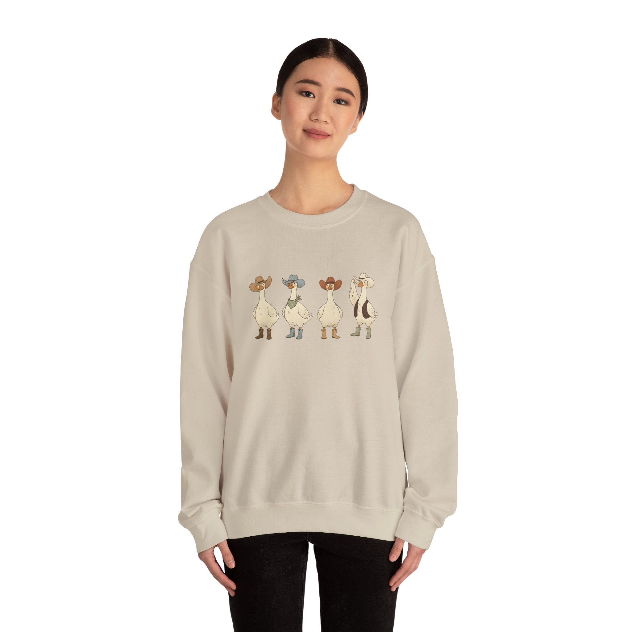 Cowboy Ducks Graphic Crewneck