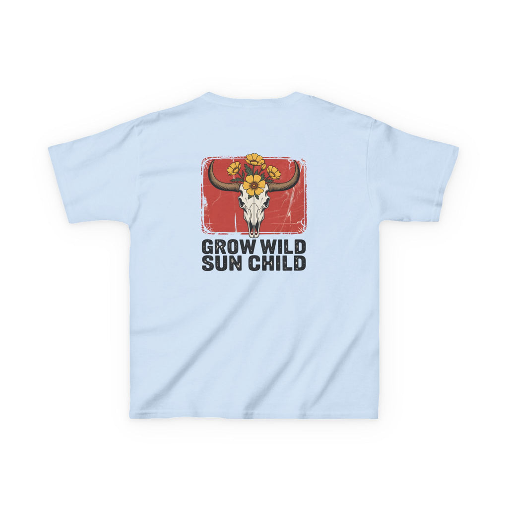 "Grow Wild Sun Child" Kids t-shirt