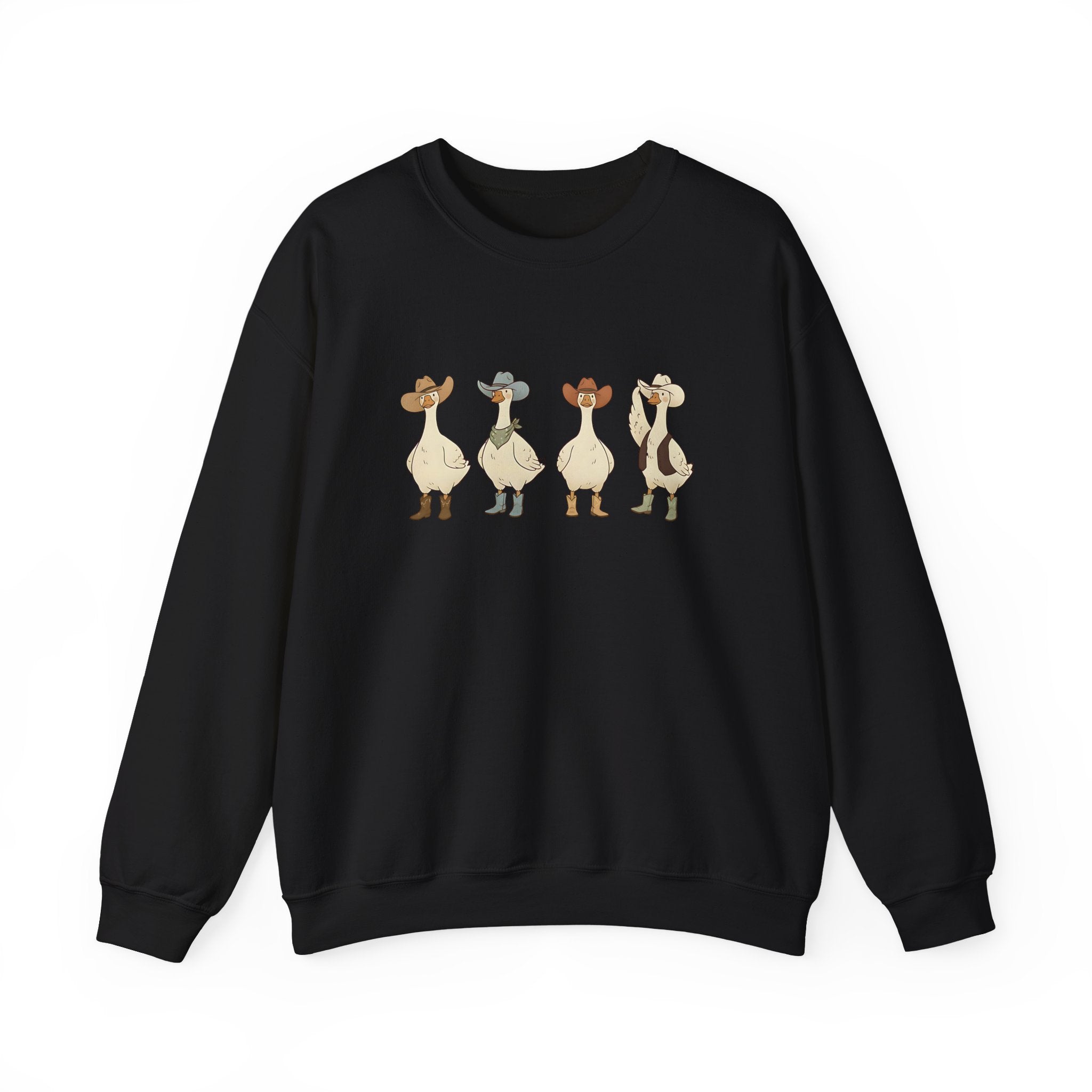 Cowboy Ducks Graphic Crewneck