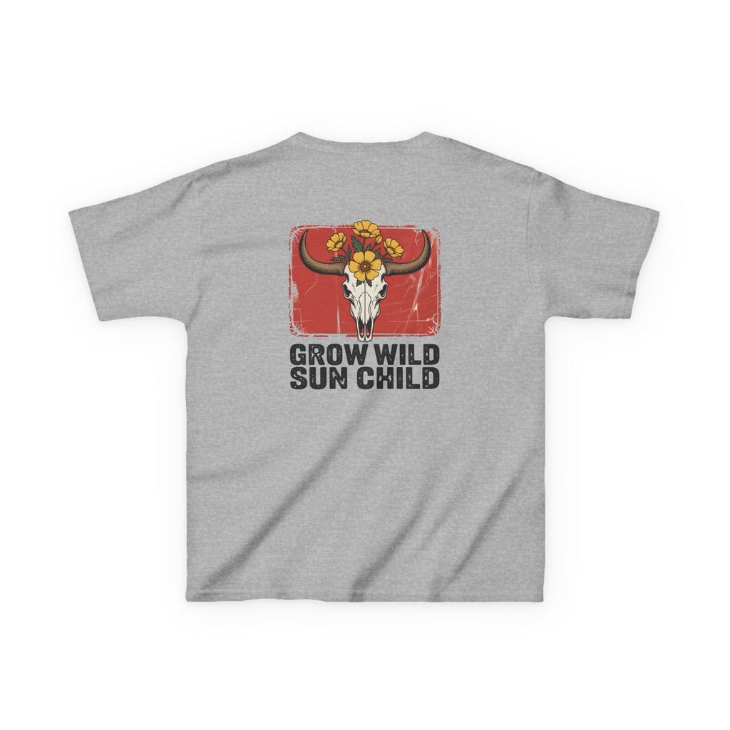 "Grow Wild Sun Child" Kids t-shirt