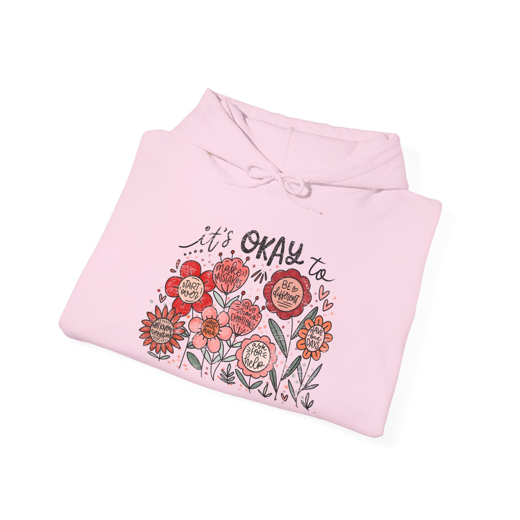 It’s Okay Floral Hoodie