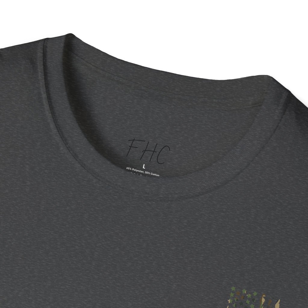 Camo Deer Flag T-Shirt