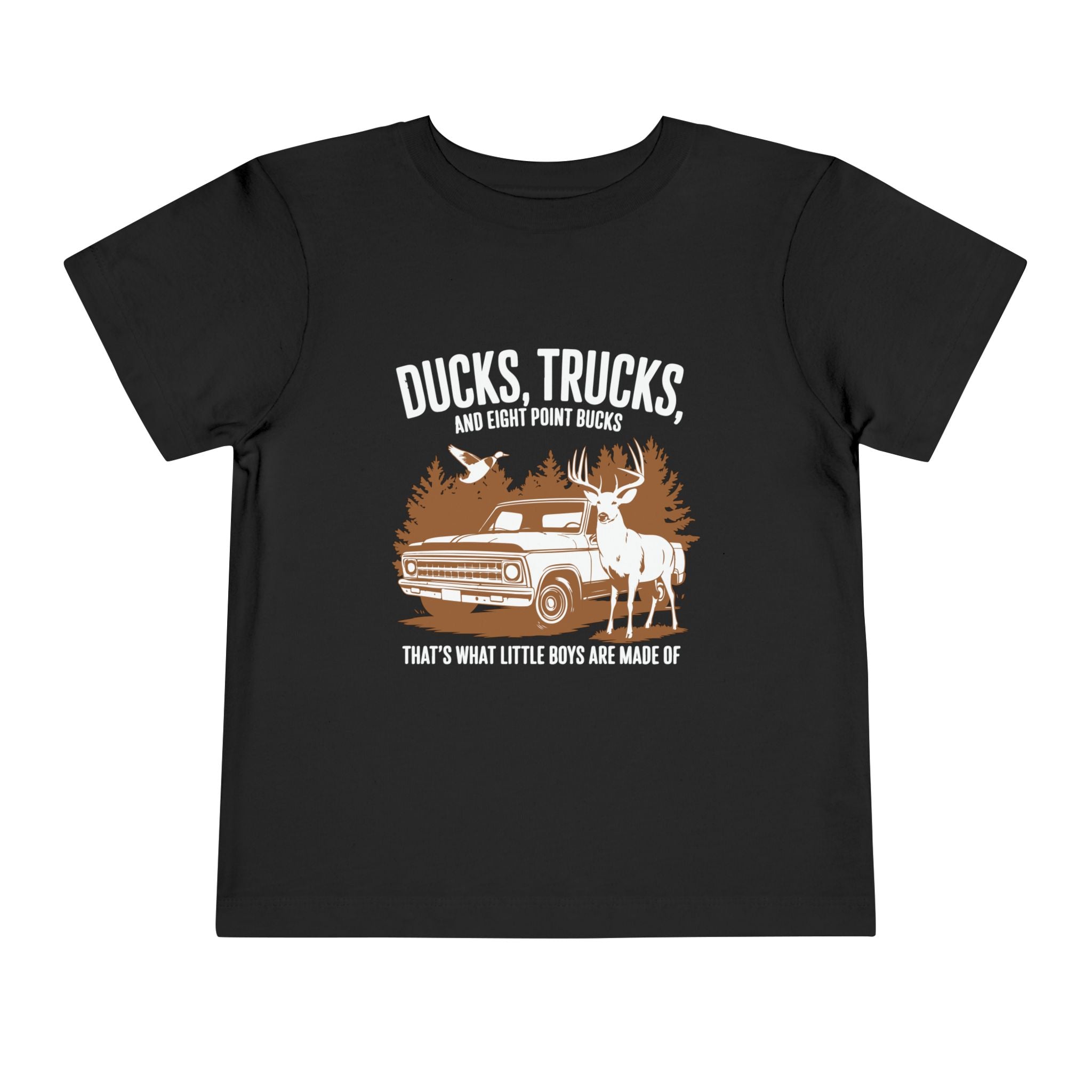 Ducks, Trucks, and Eight Point Bucks- Toddler Tee