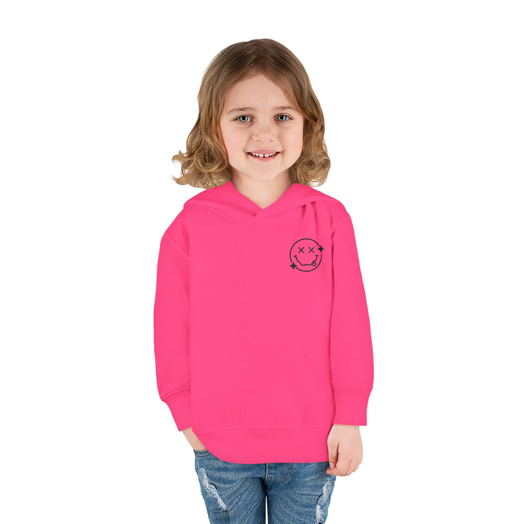 Toddler Hoodie — 'Wild Child' Checkerboard Graphic Pullover