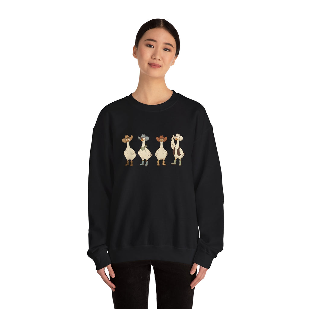 Cowboy Ducks Graphic Crewneck