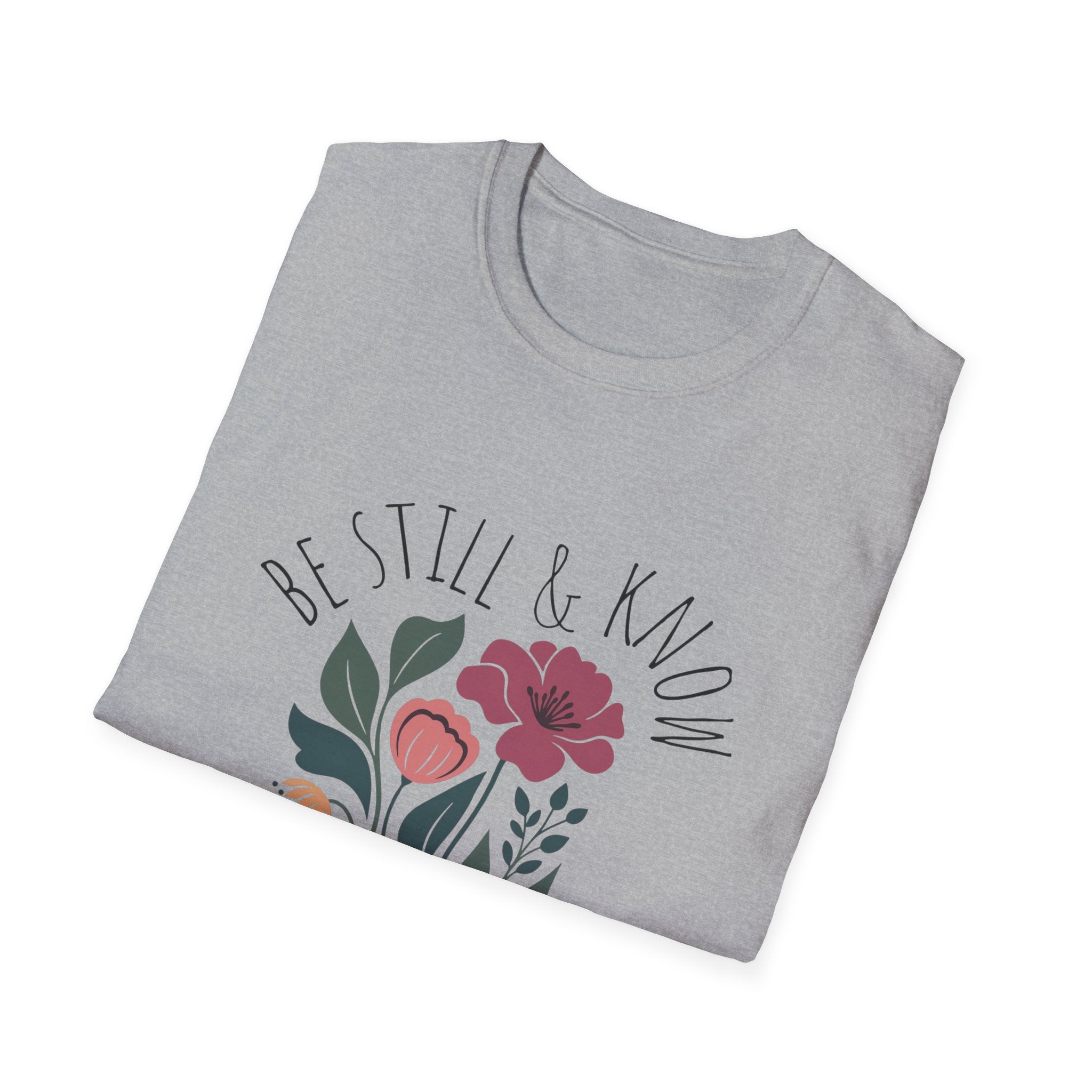 Be Still & Know Floral T-Shirt