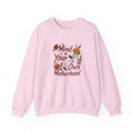 Crewneck Sweatshirt — "Mind Your Own Motherhood" Floral Graphic, Cozy Mom-Positive Sweatshirt