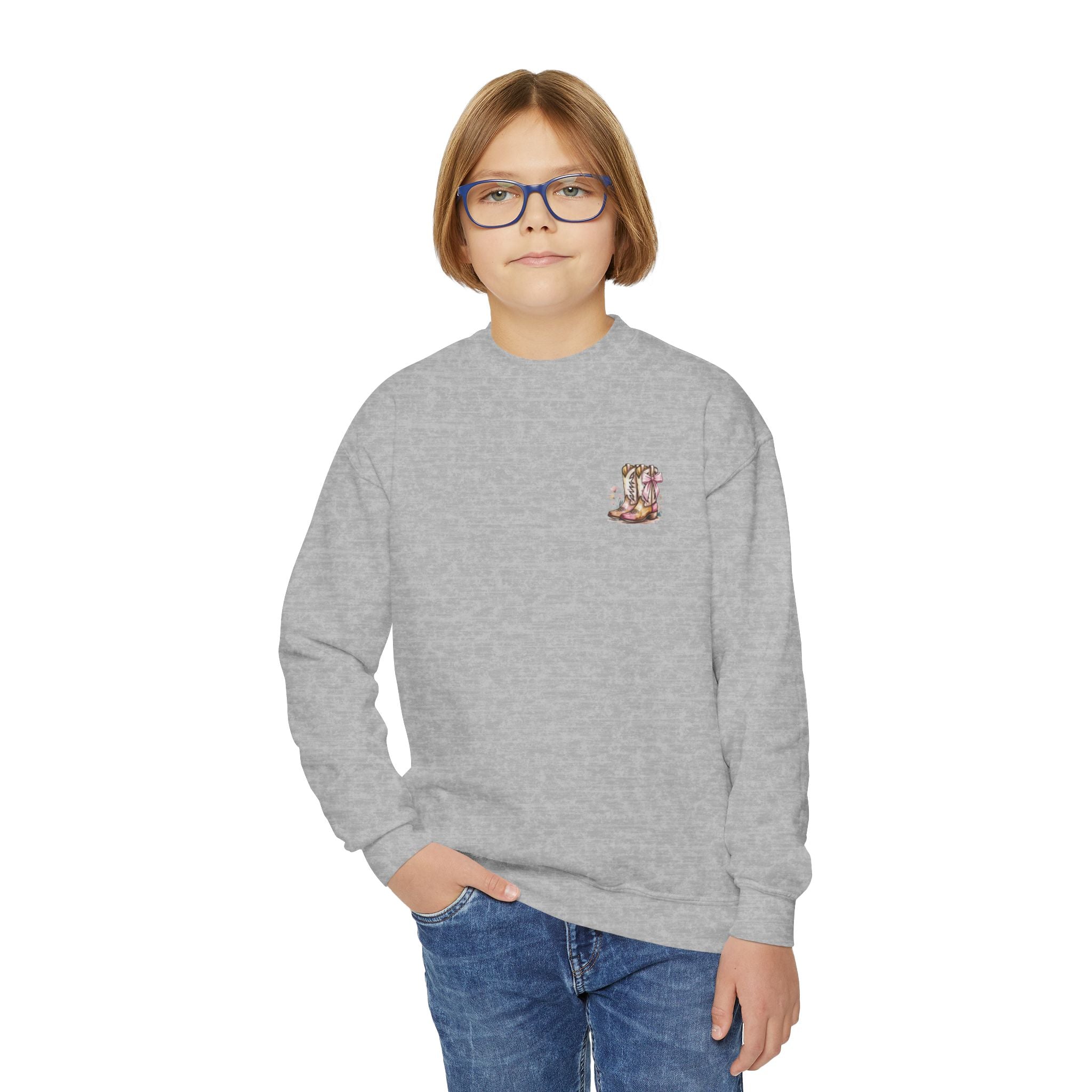 Youth Cowgirl Crewneck Sweatshirt