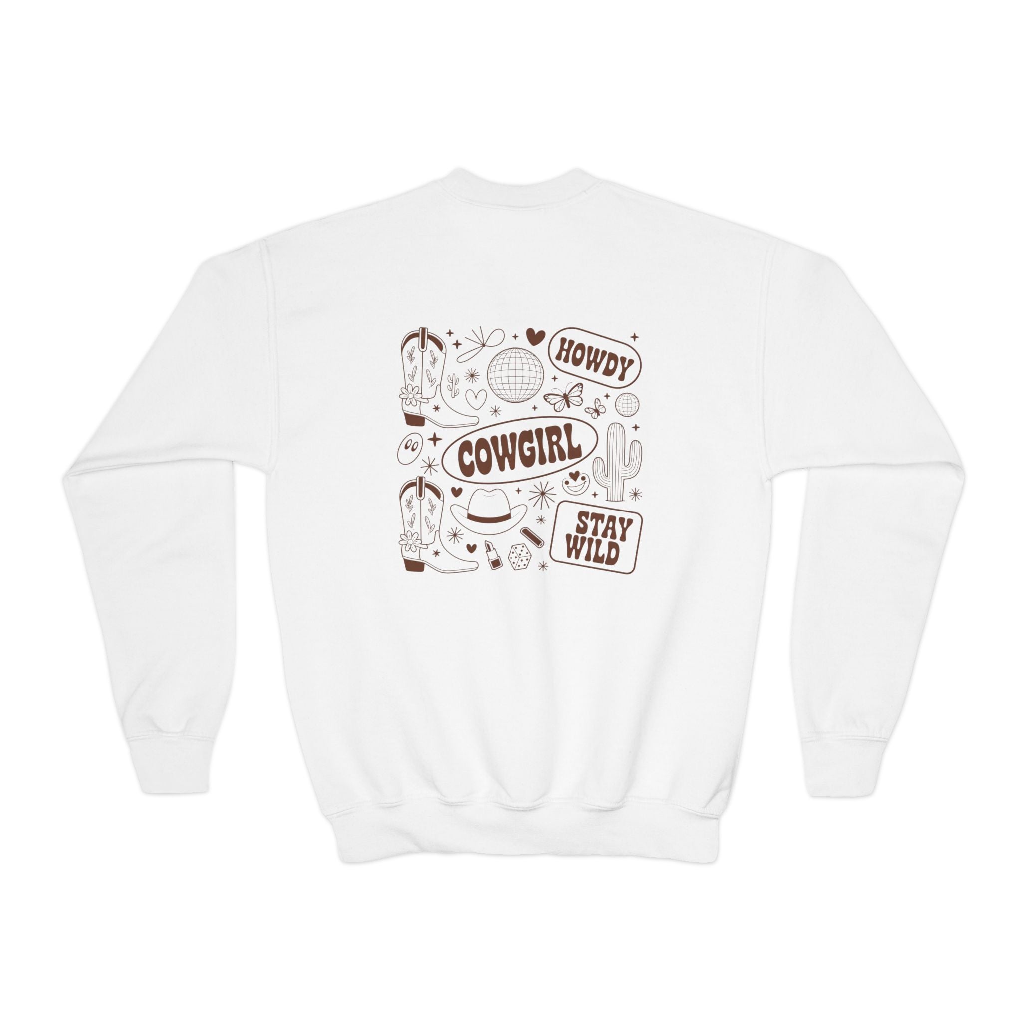 Youth Cowgirl Crewneck Sweatshirt