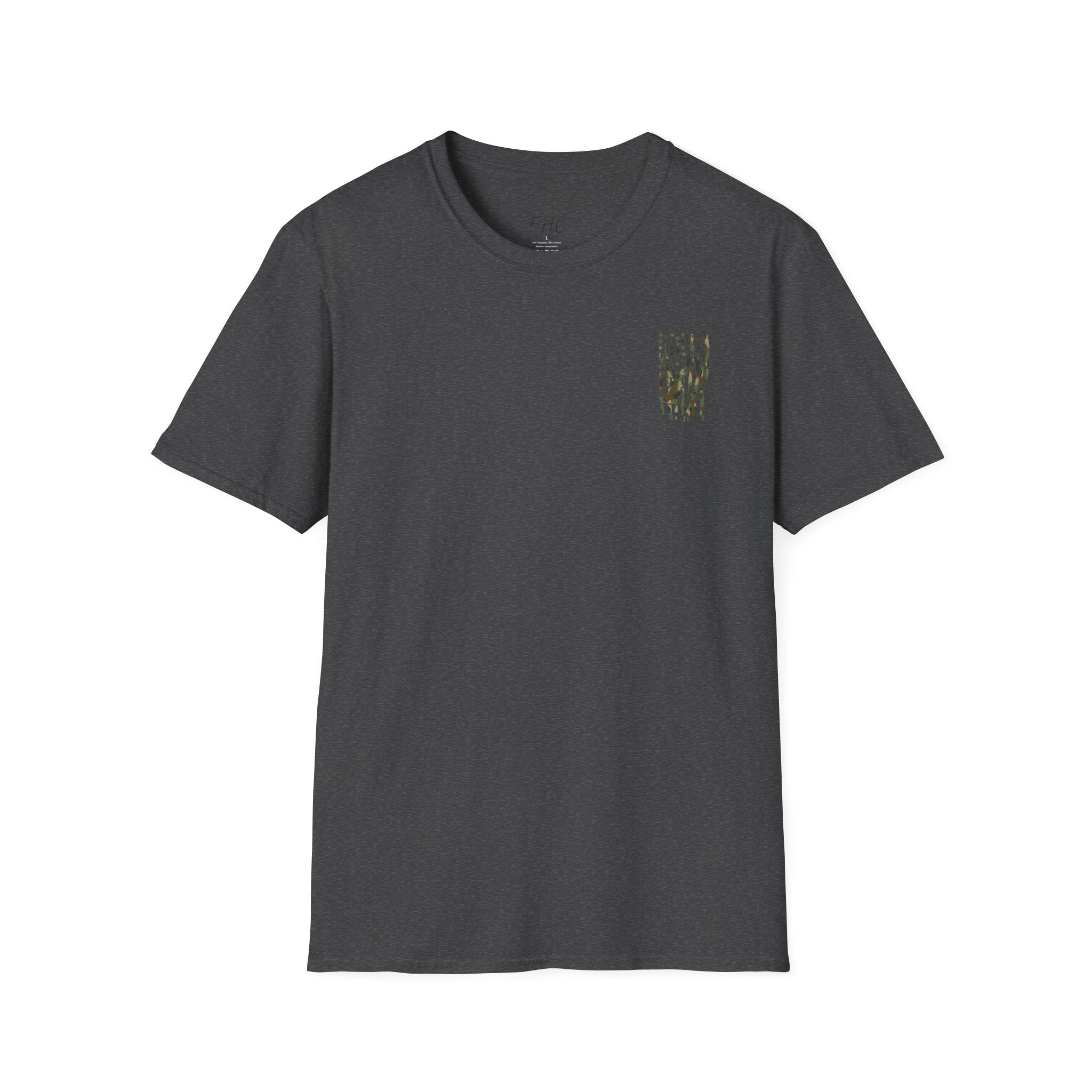 Camo Deer Flag T-Shirt