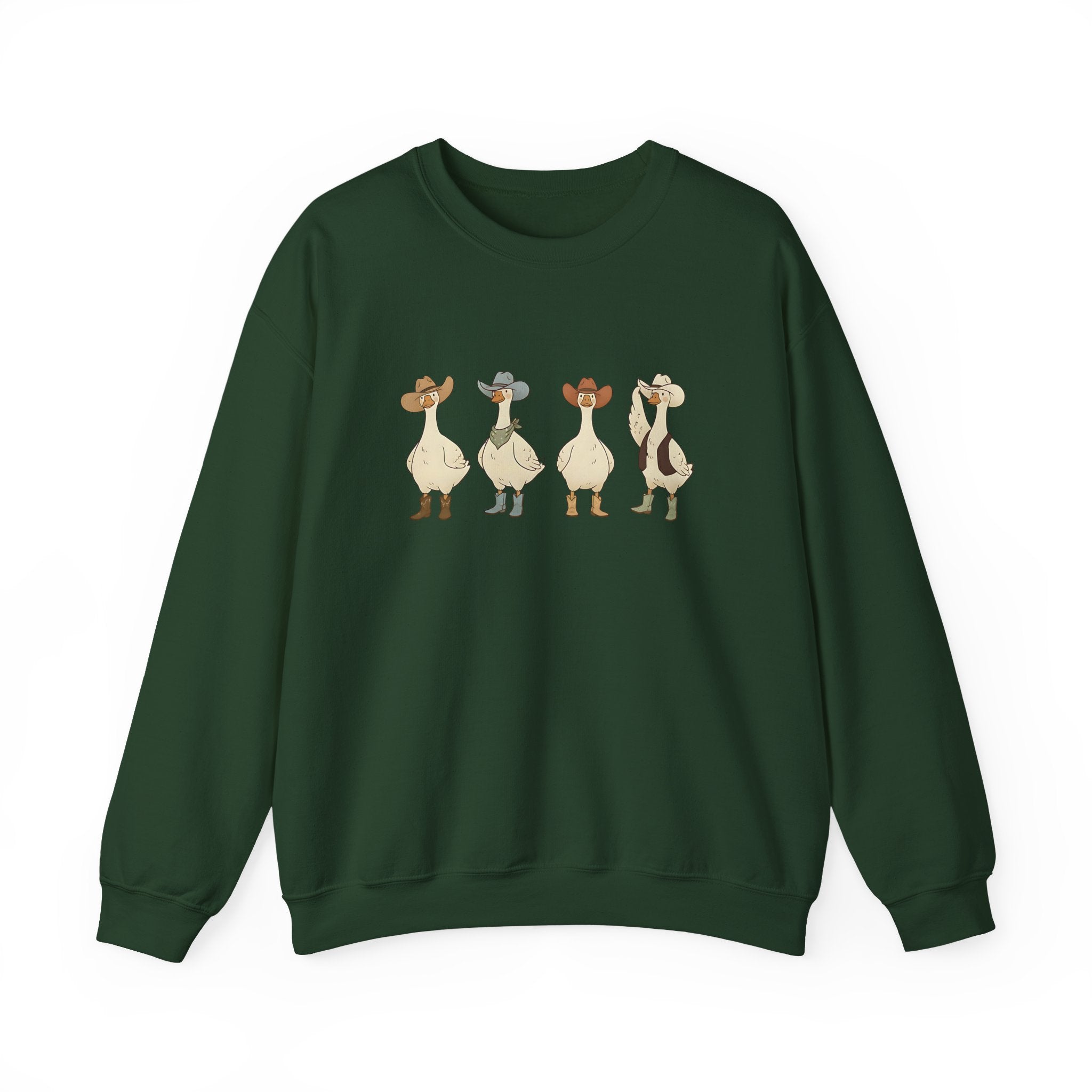 Cowboy Ducks Graphic Crewneck