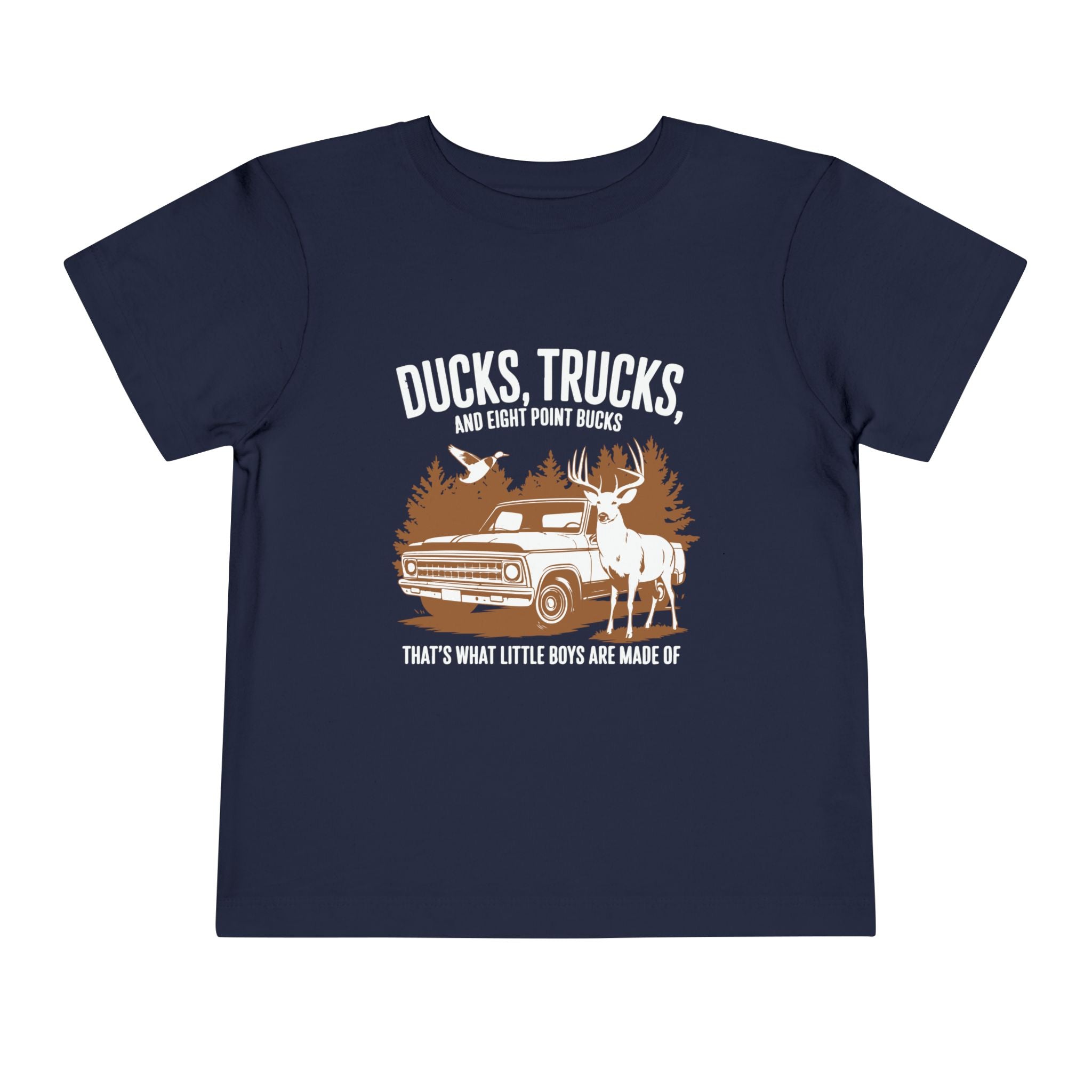 Ducks, Trucks, and Eight Point Bucks- Toddler Tee