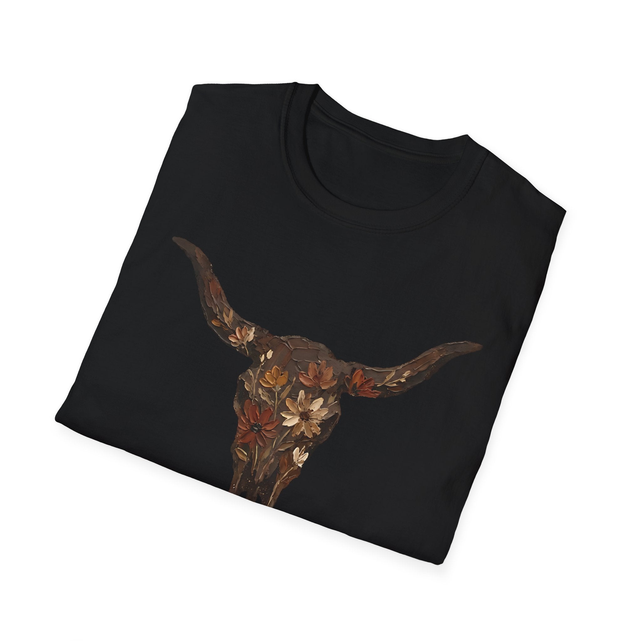 Longhorn Skull Graphic T-Shirt