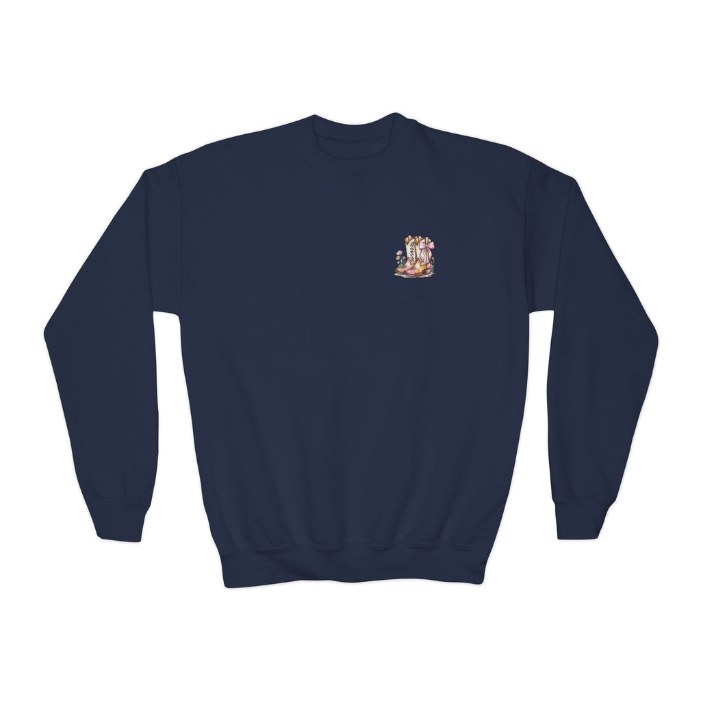 Youth Cowgirl Crewneck Sweatshirt