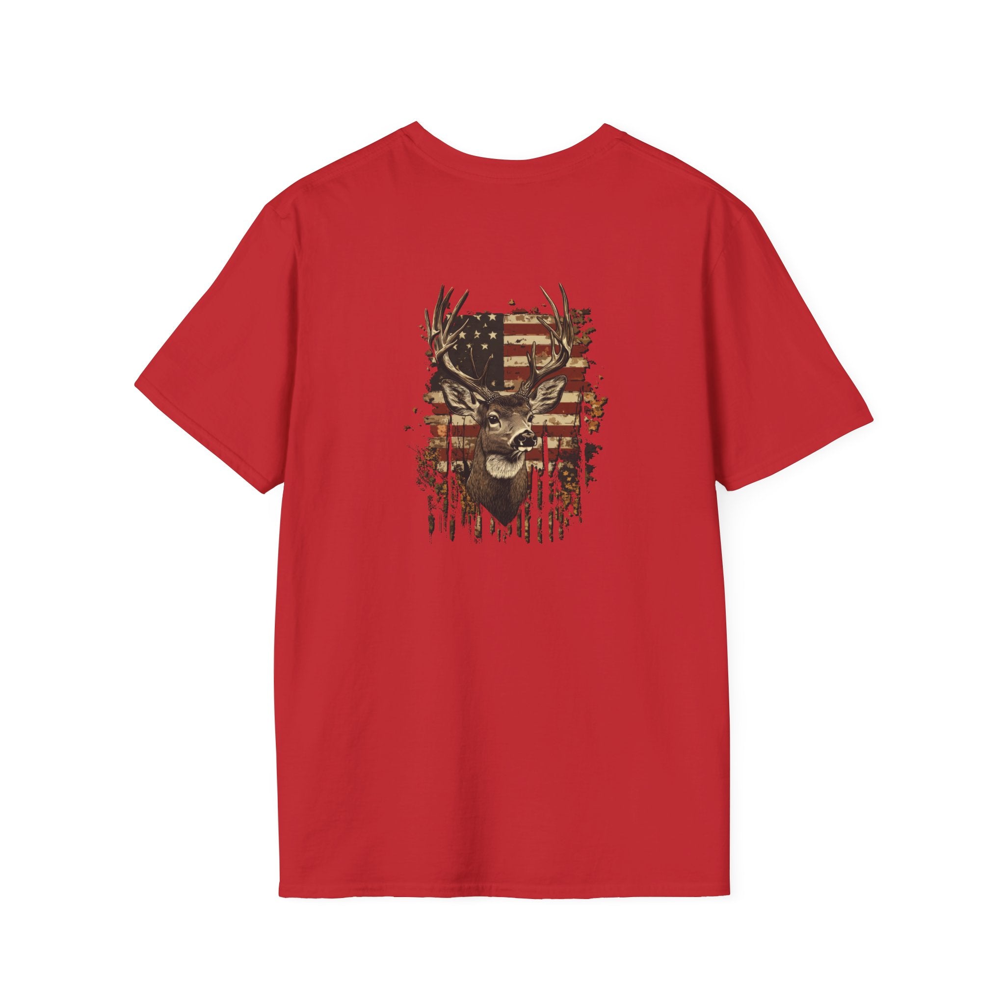Rustic Patriotic Buck T-Shirt